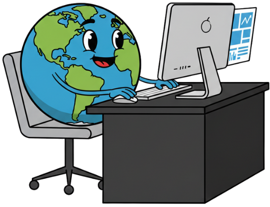 Ilustração de um Planeta